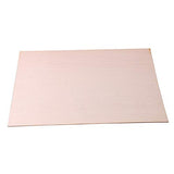 BQLZR 300x200x1.5mm Rectangle Unfinished Unpainted Basswood Wooden Sheets for Craft DIY Hand-Made Project Mini House Building Architectural Model BQLZR