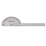 Stainless Steel Protractor 180 Degrees Angle Ruler Finder 140mm Metric Durable Metal Adjustable General Measuring Tool JDYYICZ