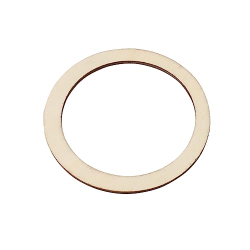 SEWACC 50pcs Christmas Decor Wood Frames Natural Wood Slices Unfinished Wood Circles Smooth Wood Circles Nativity Crafts DIY Craft Decor Log Chips SEWACC