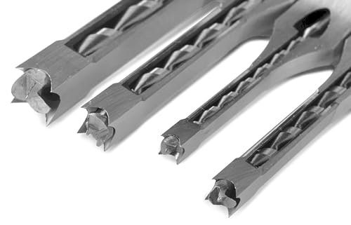 WEN 4-Piece Premium Mortising Chisel Set for Woodworking (CH4313M) WEN