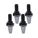 4Pcs CAT40 Tool Holder ER16 Collet Chuck Set length 4"/100mm Chuck Tool Holder Set Mill Holder for CNC Engraving Machine Milling Lathe(4Pcs findmall