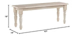 International Concepts Farmhouse Bench, Unfinished IC International Concepts