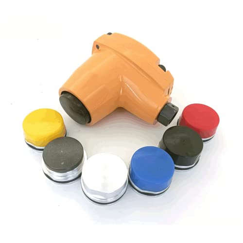 Pneumatic Automatic Palm Of Hand Knock Beat Strike Air Hammer Scaler Handheld Air Chipping Automatic Hammer For Knock On Tires With 6 Tips WILIN