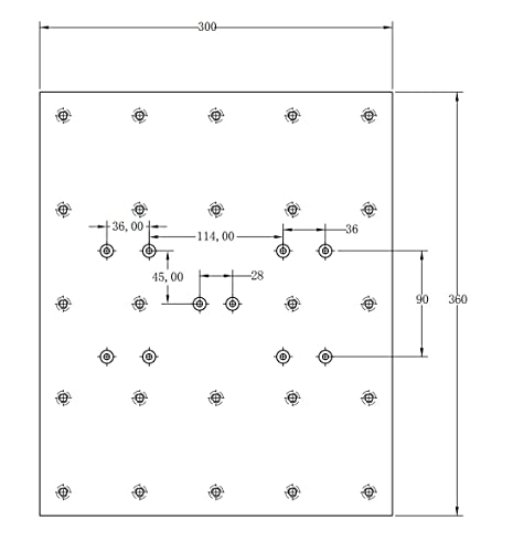 Genmitsu T-Slot Table Top 3040 Aluminum Spoilboard Extension Kit for CNC Router 3018-PRO Genmitsu