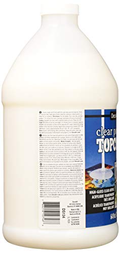 Decoart Clear Pouring Topcoat 64oz DecoArt