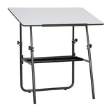 SD Studio Designs Ultima, Foldable Crafting Desk Top Angle and Height Adjustable Drafting Table, 42" W X 30" D, Black/White SD Studio Designs