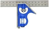 Empire Level E255M 6-Inch Pocket Combination Square With Stainless Steel Blade, Metric Graduations and True Blue Vial Empire Level