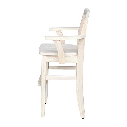 IC International Concepts International Concepts Youth Chair, Unfinished - WoodArtSupply