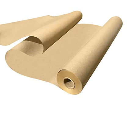 Made in USA Brown Kraft Paper Jumbo Roll 30" x 2400" (200ft) Ideal for Gift Wrapping, Art, Craft, Postal, Packing, Shipping, Floor Protection,