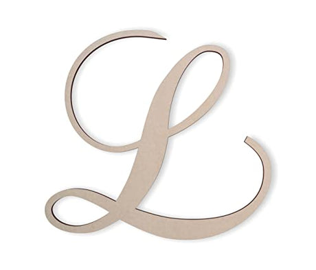 Jess and Jessica Wooden Letters Cursive Wood Letter for Wall Décor Various Sizes Premium Quality & Durable Smooth Laser Cut Unfinished Design Ideal Jess and Jessica