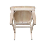 International Concepts Tall Java Chair, Unfinished IC International Concepts