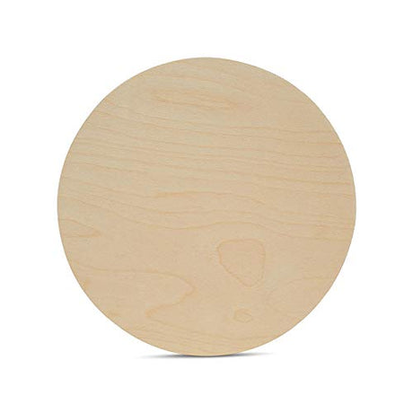Wood Circles 11 inch, 1/4 Inch Thick, Birch Plywood Discs, Pack of 1 Unfinished Wood Circles for Crafts, Wood Rounds by Woodpeckers Woodpeckers