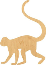 3 Pcs Monkey Supply 3" Wooden Shape Ornaments Unique Unpainted Smooth Surface Unfinished Laser Cutout Wood Sheets Boards for Crafts 1/8 Inch Thick WoodArtSupply