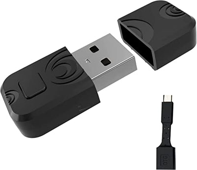 AOJAKI Bluetooth Adapter for PS4/ PS5/ Switch Pro Controller PS4 Controller Adapter for PC/Android TV Box/Tesla/Steam, Compatible with Official PS4/