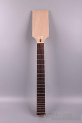 Electric Guitar Neck Blank 22 Fret 24.75 inch Mahogany Wood Paddle Head Rosewood Fretboard Guitar Neck Unfinished Electric Guitar Neck Replacement WoodArtSupply