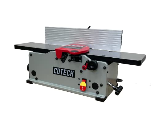 Cutech 40160HI 6-Inch Spiral Cutterhead Benchtop Jointer with Cast Iron Tables and 12 Tungsten Carbide Inserts - WoodArtSupply