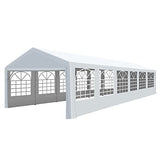 Raysfung 20' x 40' Heavy Duty Party Tent, Outdoor Large Wedding Tent with Removable Sidewalls Event Canopy Shelter for Birthday Party, Outdoor Event Raysfung