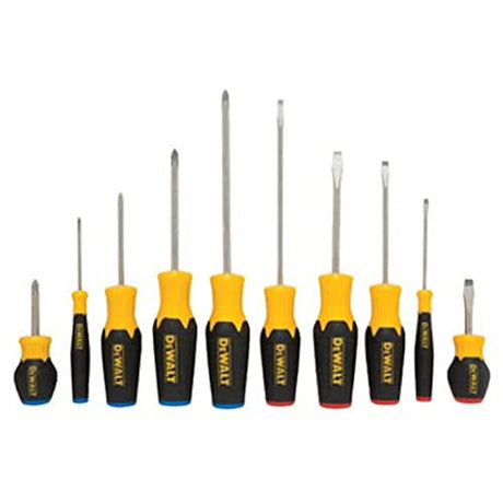 DEWALT Screwdriver Set, 10 Piece (DWHT62513) , Yellow DEWALT