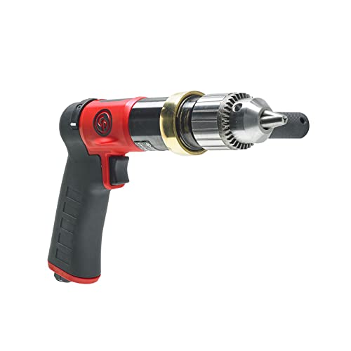 Chicago Pneumatic CP9789C - Air Power Drill, Hand Drill, Power Tools & Home Improvement, 1/2 Inch (13 mm), Keyed Chuck, Pistol Handle, 0.47 HP / 350 - WoodArtSupply