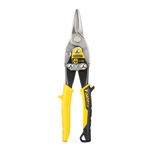 STANLEY FATMAX Tin Snips , Straight Cut, Aviation Snip, 9-7/8-Inch (14-563) Stanley