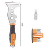MulWark 16-in-1 Painter's Tool,3” Putty knife Drywall Paint Scraper,Multi-Painter's Stainless Steel Tool,Spealloy Paint Scraper, Taping knife,Hammer MULWARK