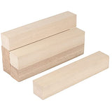 ZOENHOU 6 PCS 12 x 2 x 2 Inches Basswood for Carving, Premium Unfinished Basswood Carving Whittling Blocks, Balsa Wood Blocks for Whittling Carving ZOENHOU