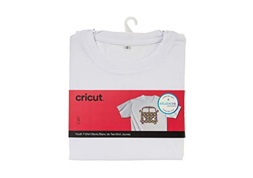 Cricut Unisex Kids Youth T-shirt BLANK TSHIRT SMALL, Youth Small, Small-X-Large US Cricut