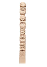 Santas Study Stick Kit (Learn to Carve Faces with Harold Enlow): Learn to Carve Santas Booklet & Santa Study Stick (Fox Chapel Publishing) Design Originals