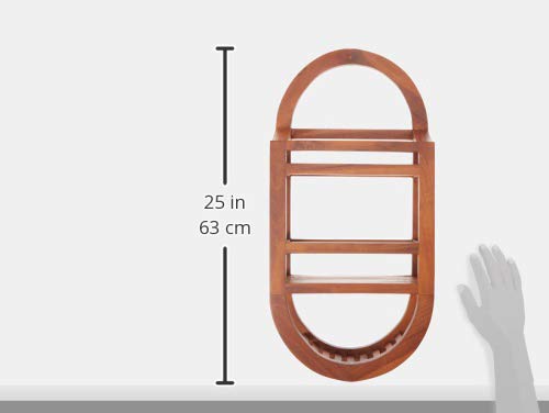 Bare Decor BARE-AX4508 Teak Shower Caddie Storage Organizer, 24" Bare Decor