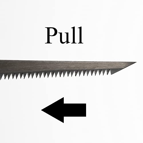 KAKURI Japanese Keyhole Saw for Woodworking 4-3/4" Made in JAPAN, Japanese Hand Pull Jab Saw Tool for Precision Cutting, Curved Cutting, Razor Sharp KAKURI