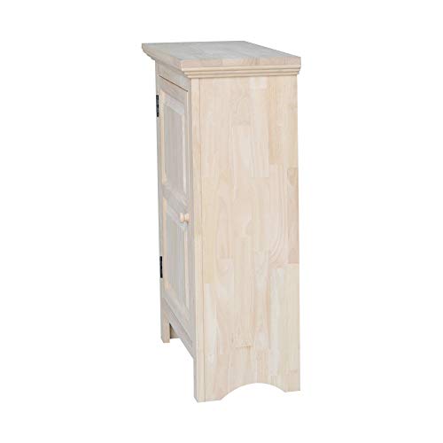 IC International Concepts Single Jelly Cabinet, 36-Inch, Unfinished - WoodArtSupply