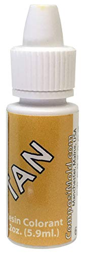 Tan Epoxy Pigment (Colorant, Dye, Tint) 6cc (0.2 oz.) ComposiMold