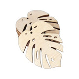 ALL SIZES BULK (12pc to 100pc) Unfinished Wood Wooden Laser Tropical Monstera Leaf Leaves Dangle Earring Jewelry Blanks Charms Shape Crafts Made in Texan Wood Crafts