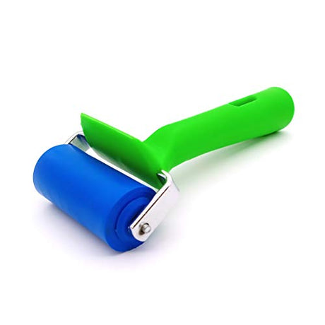 LifeGrip Rubber Brayer Roller - 2 inch/5 cm Wide - Ideal for Car Sound Deadening, Mats, Deadener Insulation, Construction, Masonry, Stamping, Anti LifeGrip Stay on Track