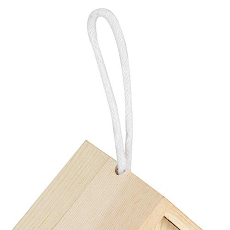 Wooden Bird House 3Pcs Innovative Outdoor Wooden Bird House Nesting Cage Ornament Hanging Birdhouse for Outside Garden Decoration Bird Nesting Box Fdit
