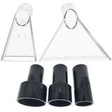 TunaMax Universal Work with All Shop Vacs Extractor Attachment with 1-1/4" & 1-7/8" & 2-1/2" Three Adapters for Upholstery & Carpet Cleaning & Auto TunaMax