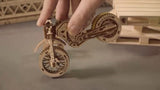 Motocross 3D Wooden Motorcycle Puzzle for Adults - Intricate Model Building Kit WOODEN.CITY