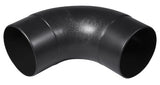 POWERTEC 70105 4" Elbow Dust Hose Connector, Black, 4", 90 Degree Elbow POWERTEC