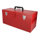 URREA Storage Box - D6 Toolbox 20" X 8" X 9" Tool Box with Chrome Plated Metallic Latch & Durable PVC Handle - D6 Urrea