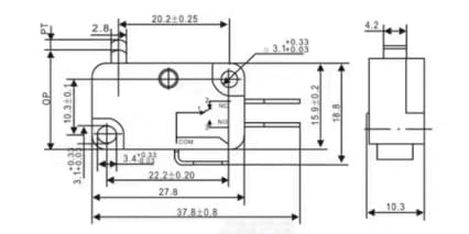 Fits Kobalt SWITCH ON/OFF For Sliding 12" Bevel Sliding Compound Miter Saw Anchilly