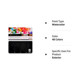 Mungyo Professional Half Pan Size Water Colors Set in Tin Case/Integral Mixing Palette in The lid (48 Colors) MUNGYO
