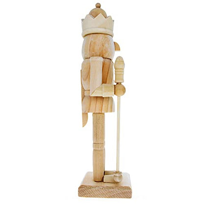 Unfinished Wooden Nutcracker DIY Craft Kit 10 Inches