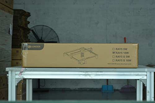 Longer RAY5 Laser Engraver 60W, Laser Engraver 10W Output Power, 32-bit Motherboard, Compresed Spot CNC, App Offline Control, DIY Engraver Tool for Longer