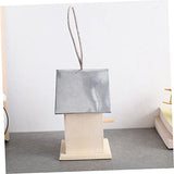 Yardenfun Outdoor Bird House Garden Hanging Bird Nest DIY Painting Bird House Birdhouse to Paint Craft Wood Bird House Unfinished Wood Birdhouse Bird Yardenfun