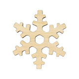 ALL SIZES BULK (12pc to 100pc) Unfinished Wood Wooden Laser Cutout Snowflake Dangle Earring Jewelry Blanks Shape Crafts Made in Texas Texan Wood Crafts