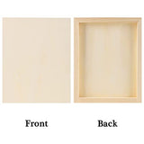 ADXCO 8 Pack Wood Panels 8 x 10 inch Wooden Canvas Board Unfinished Wooden Panel Boards for Painting, Arts, Pouring Use with Oils, Acrylics ADXCO