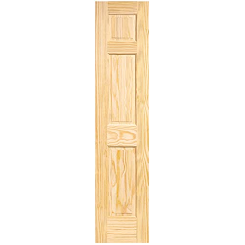 6-Panel Solid Pine Interior Door Slab (18x80) Kimberly Bay