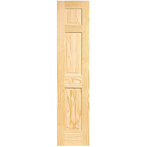 6-Panel Solid Pine Interior Door Slab (18x80) - WoodArtSupply