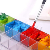 Transon Paint Storage Palette Box 24 Wells Airtight Stay Wet for Watercolor, Gouache, Acrylic and Oil Paint TRANSON