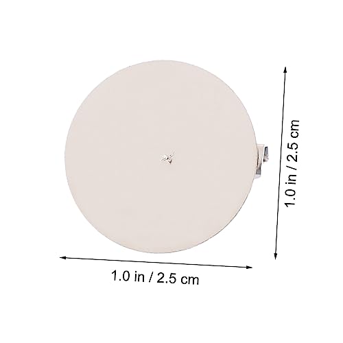 VILLCASE 45pcs Badge Corsage Material Brooch Lapel Pin Backs Boutonniere Pin Unfinished Badge Kit Accessories Broch Round Badge Simple Badge VILLCASE